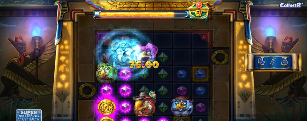 Ο Blackfeather καταλαμβάνει το μπλε πουλί στο Super Bonus του Pirots 5