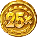 Νόμισμα 25x στο Pirots 5