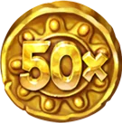Νόμισμα 50x στο Pirots 5